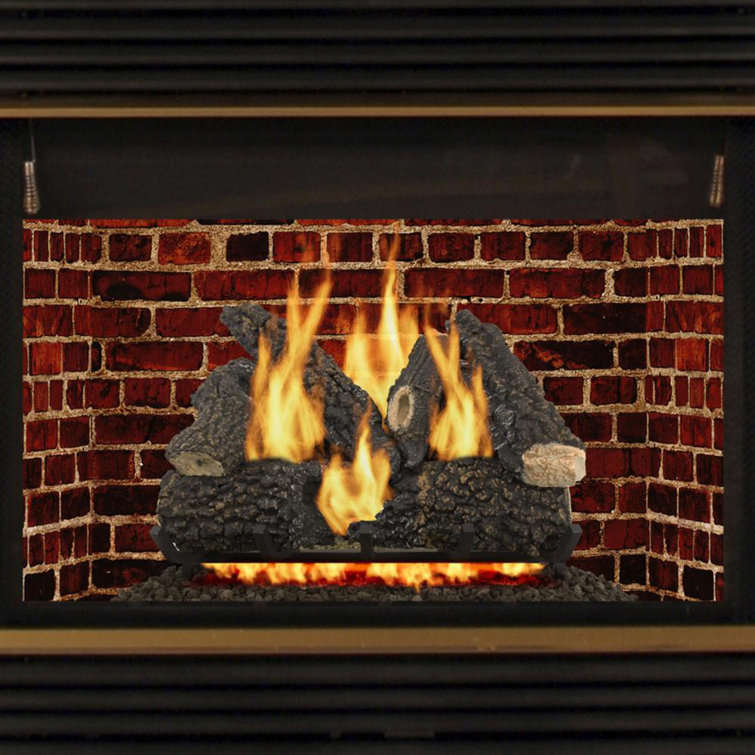 Pleasant Hearth Arlington Natural Vent Natural Gas Logs & Reviews Wayfair